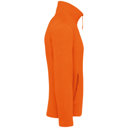 K911 - Chaqueta micropolar con cremallera hombre - Orange - lateral