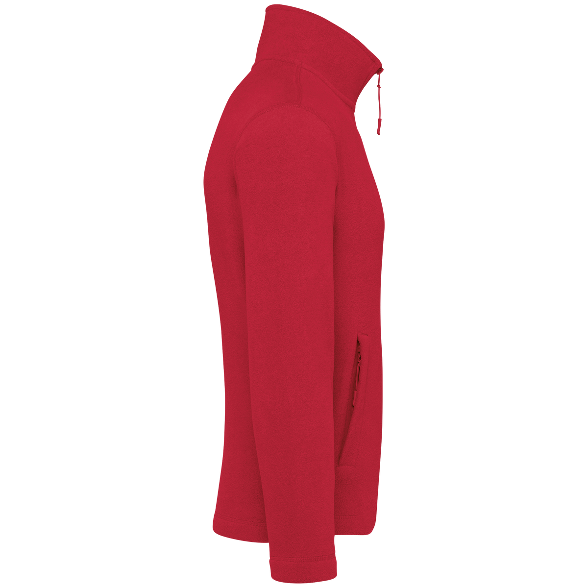 K911 - Chaqueta micropolar con cremallera hombre - Red - lateral