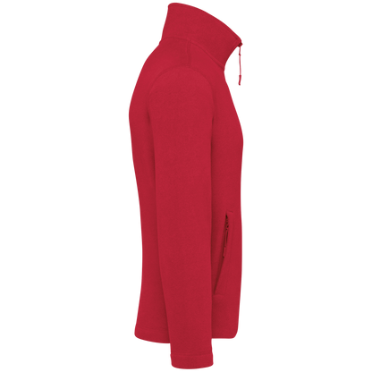 K911 - Chaqueta micropolar con cremallera hombre - Red - lateral