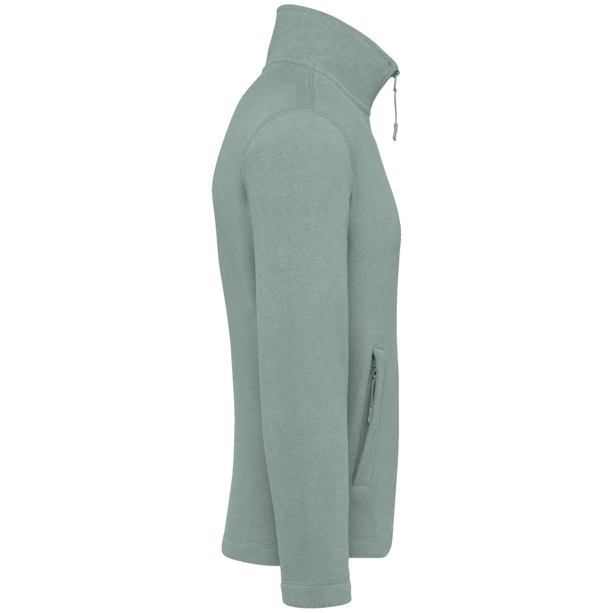 K911 - Chaqueta micropolar con cremallera hombre - Sage - lateral