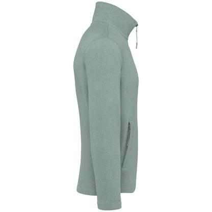 K911 - Chaqueta micropolar con cremallera hombre - Sage - lateral