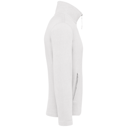 K911 - Chaqueta micropolar con cremallera hombre - White - lateral