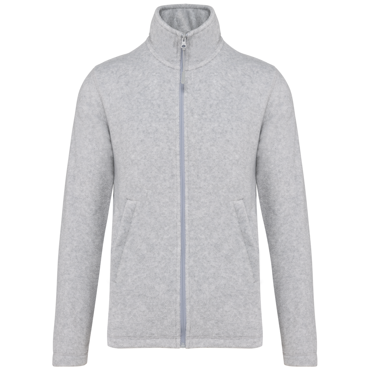 K911 - Chaqueta micropolar con cremallera hombre - Ash Heather - frontal
