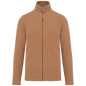 K911 - Chaqueta micropolar con cremallera hombre - Camel Heather - frontal