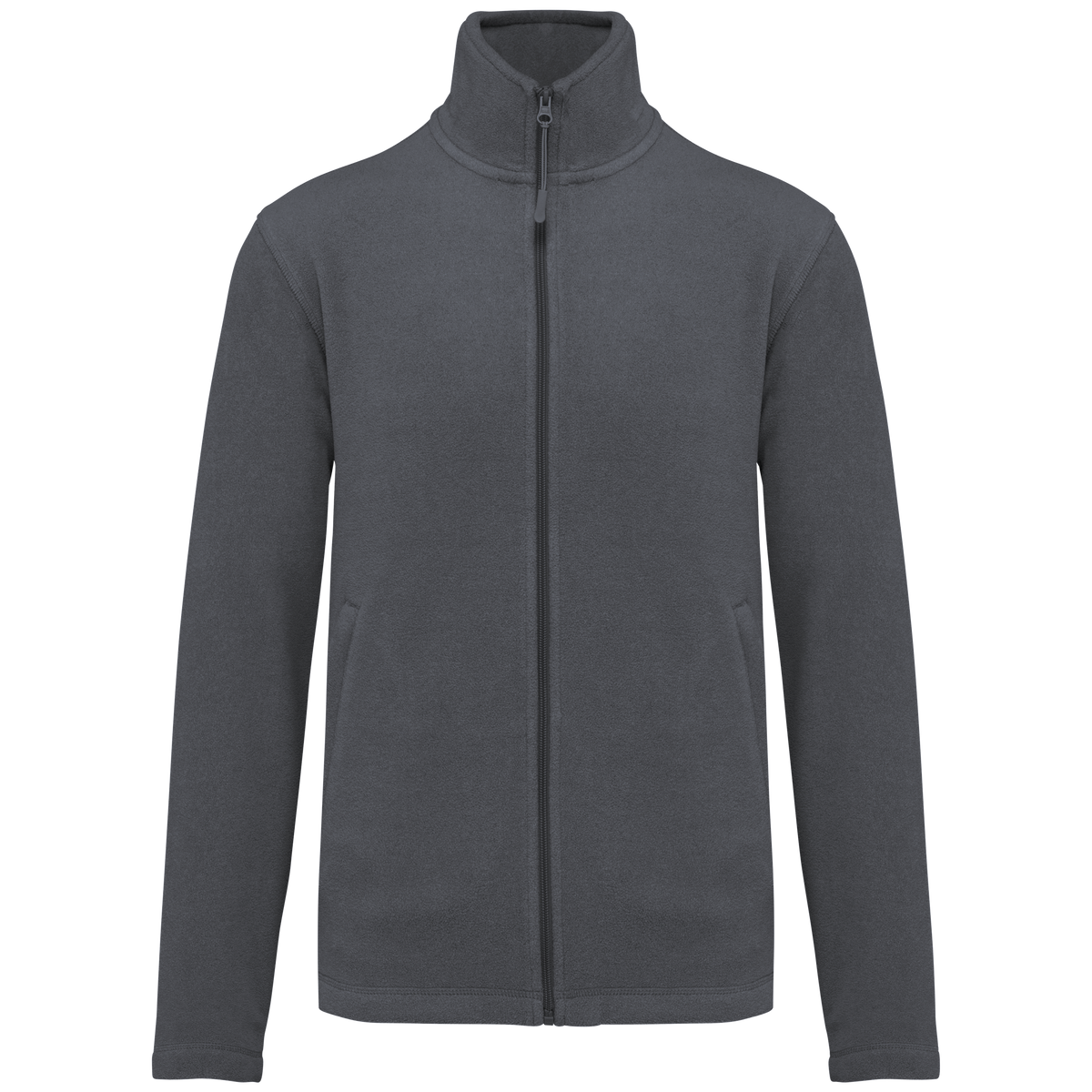 K911 - Chaqueta micropolar con cremallera hombre - Convoy Grey - frontal