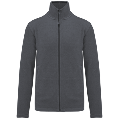 K911 - Chaqueta micropolar con cremallera hombre - Convoy Grey - frontal