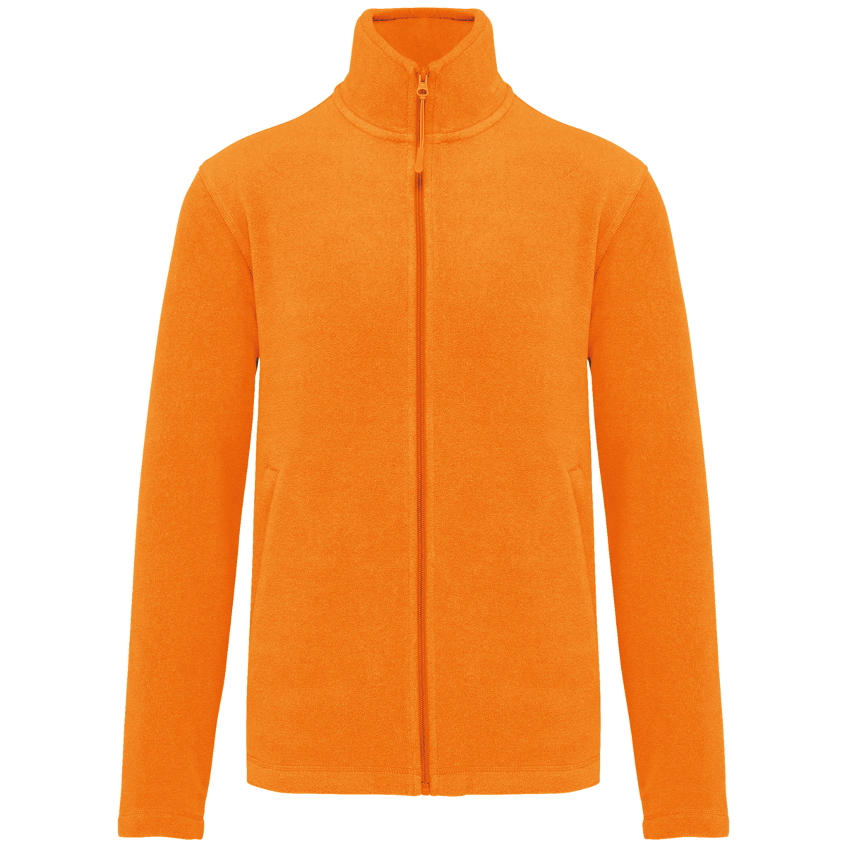 K911 - Chaqueta micropolar con cremallera hombre - Fluorescent Orange - frontal