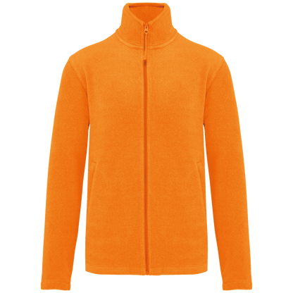 K911 - Chaqueta micropolar con cremallera hombre - Fluorescent Orange - frontal