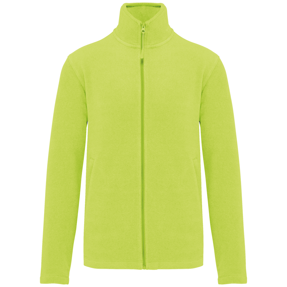 K911 - Chaqueta micropolar con cremallera hombre - Fluorescent Yellow - frontal