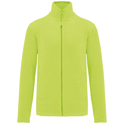 K911 - Chaqueta micropolar con cremallera hombre - Fluorescent Yellow - frontal