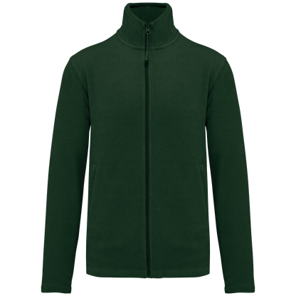 K911 - Chaqueta micropolar con cremallera hombre - Forest Green - frontal
