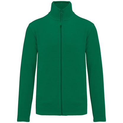 K911 - Chaqueta micropolar con cremallera hombre - Kelly Green - frontal