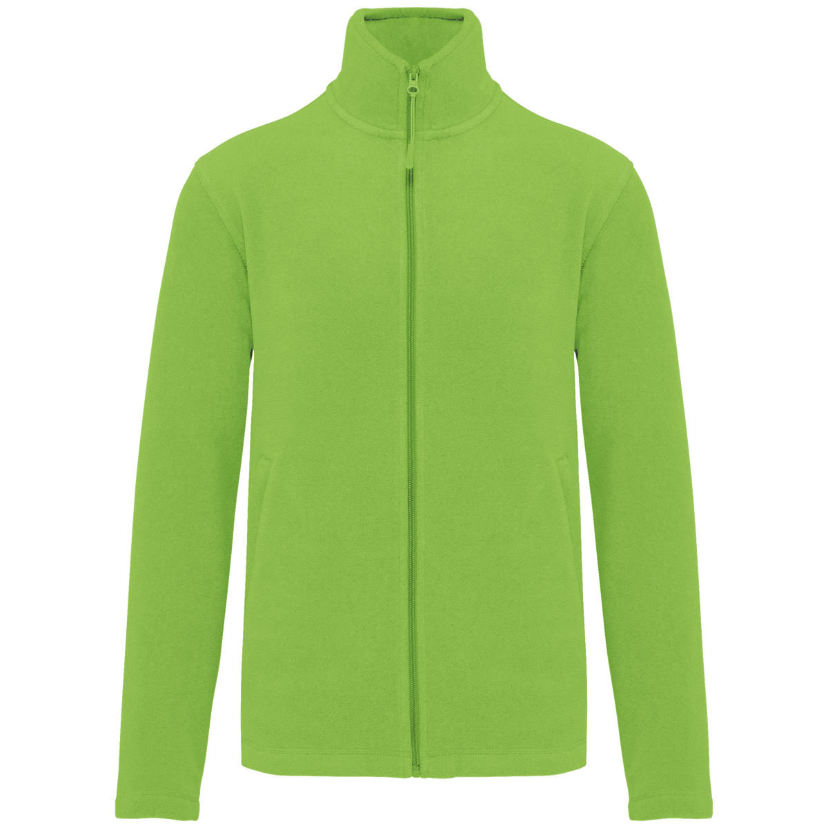 K911 - Chaqueta micropolar con cremallera hombre - Lime - frontal