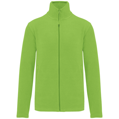 K911 - Chaqueta micropolar con cremallera hombre - Lime - frontal