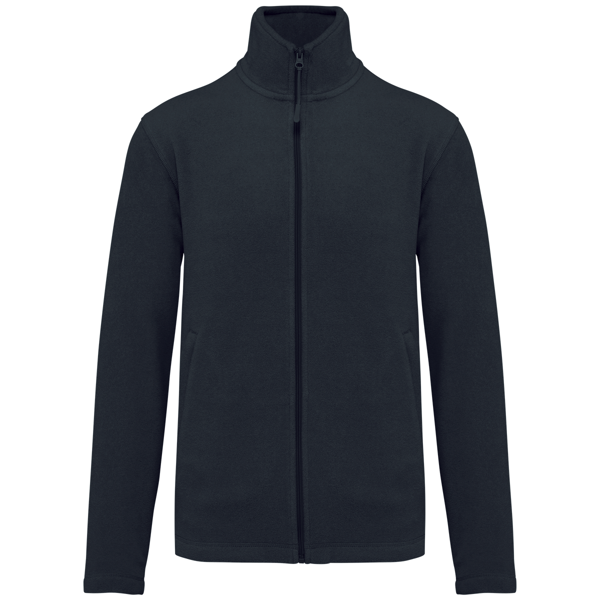 K911 - Chaqueta micropolar con cremallera hombre - Navy - frontal