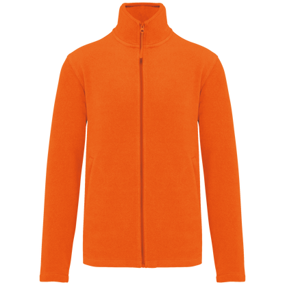 K911 - Chaqueta micropolar con cremallera hombre - Orange - frontal