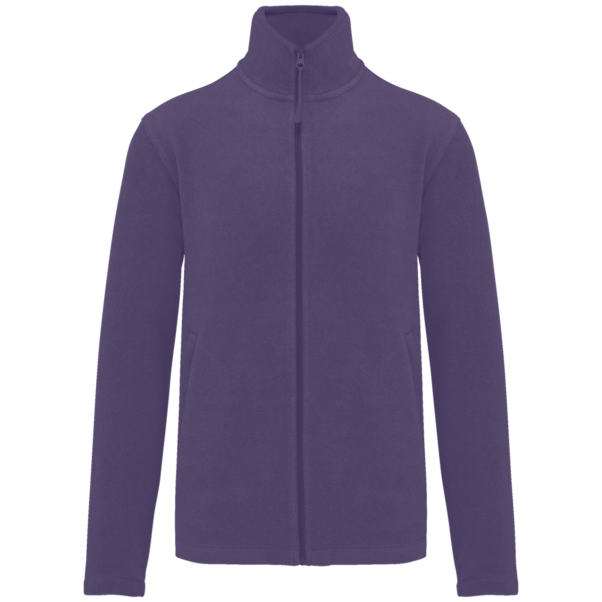 K911 - Chaqueta micropolar con cremallera hombre - Purple - frontal