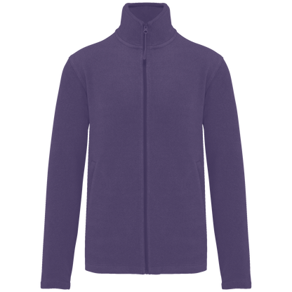 K911 - Chaqueta micropolar con cremallera hombre - Purple - frontal