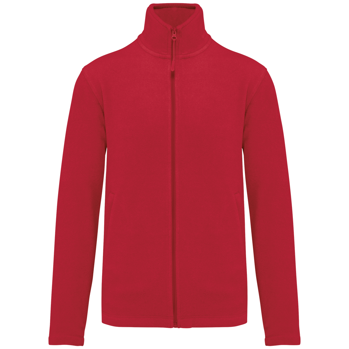 K911 - Chaqueta micropolar con cremallera hombre - Red - frontal
