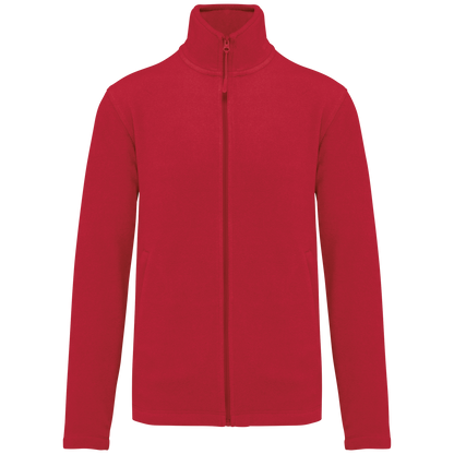 K911 - Chaqueta micropolar con cremallera hombre - Red - frontal