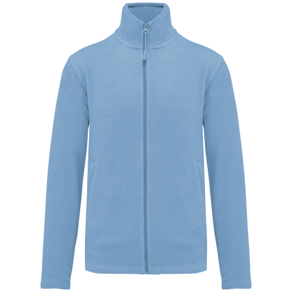 K911 - Chaqueta micropolar con cremallera hombre - Sky Blue - frontal