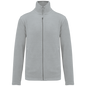 K911 - Chaqueta micropolar con cremallera hombre - Snow Grey - frontal