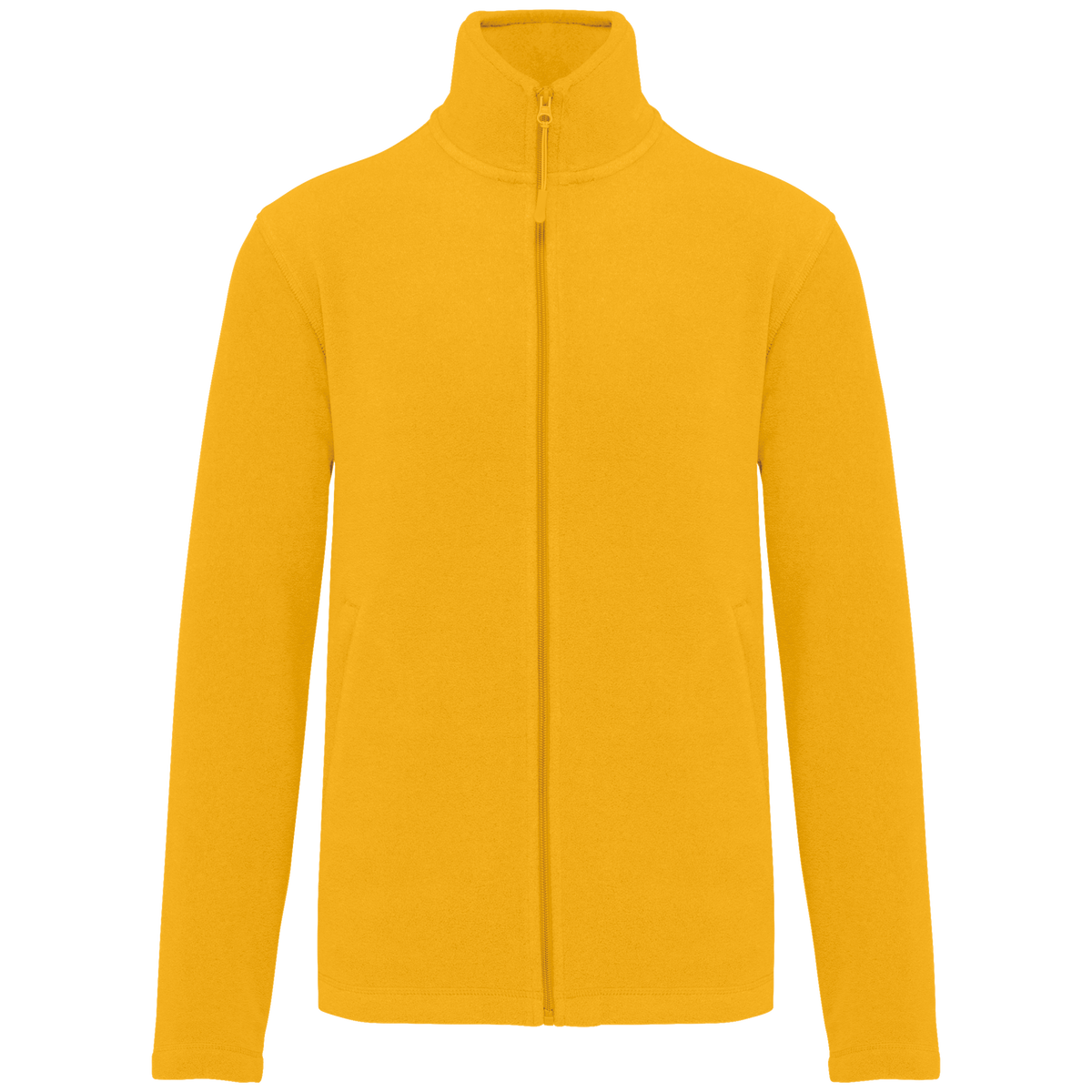 K911 - Chaqueta micropolar con cremallera hombre - Yellow - frontal