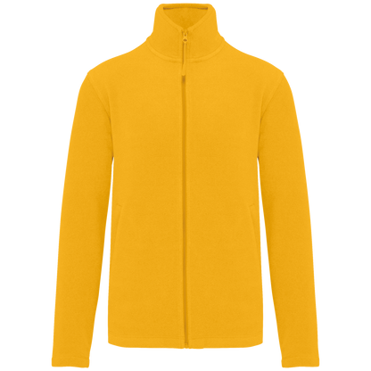 K911 - Chaqueta micropolar con cremallera hombre - Yellow - frontal