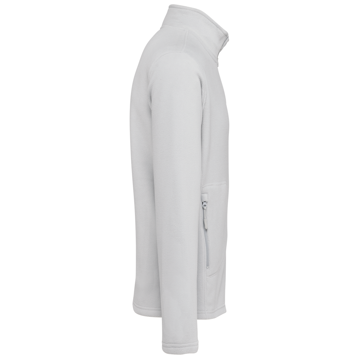 K9121 - Chaqueta micropolar ecorresponsable - Unisex - Snow Grey - lateral