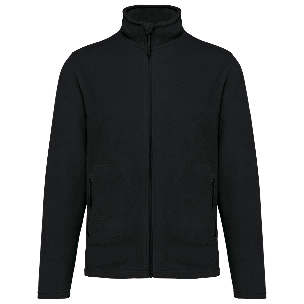 K9121 - Chaqueta micropolar ecorresponsable - Unisex - Black - frontal