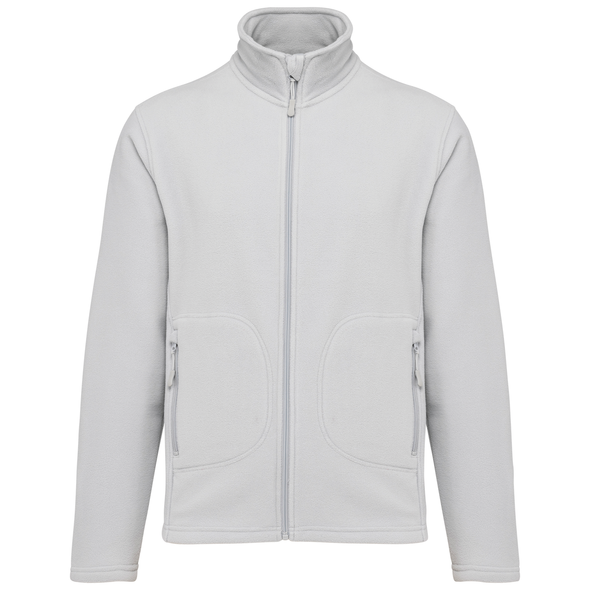 K9121 - Chaqueta micropolar ecorresponsable - Unisex - Snow Grey - frontal