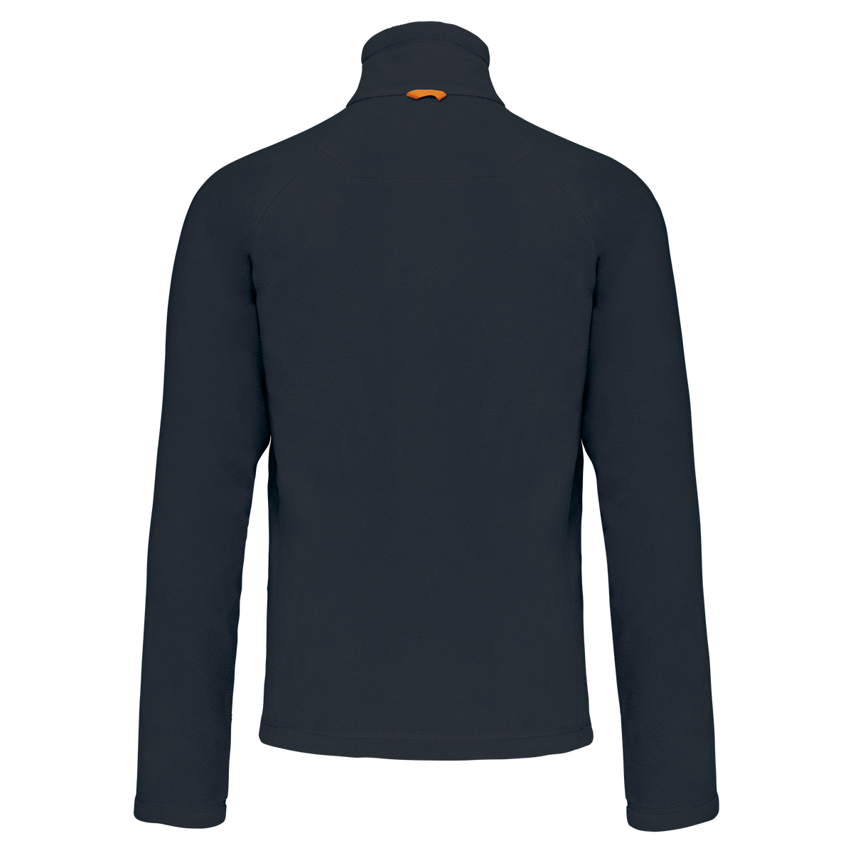 K917 - Chaqueta micropolar con cremallera y mangas raglán hombre - Navy - trasera