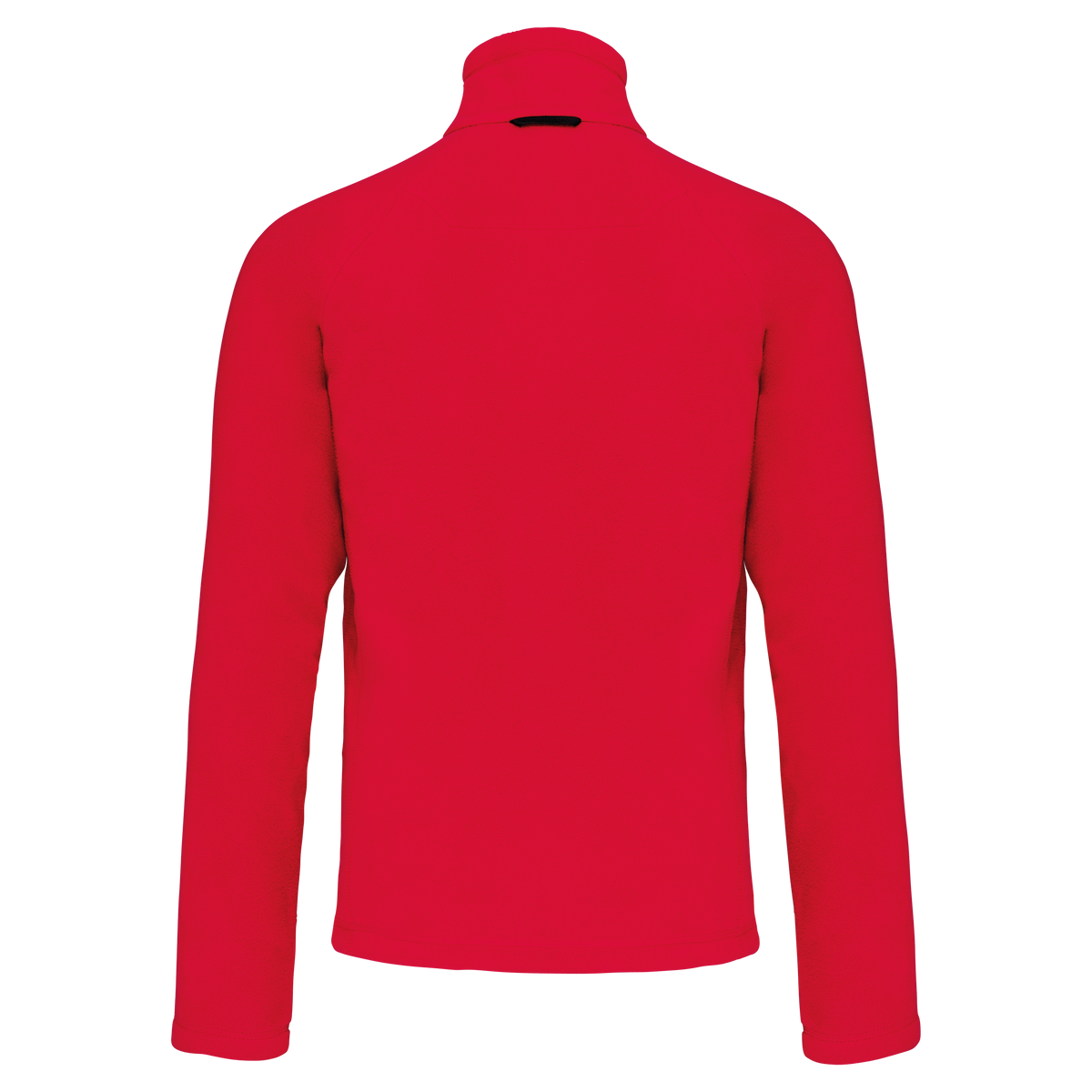 K917 - Chaqueta micropolar con cremallera y mangas raglán hombre - Red - trasera