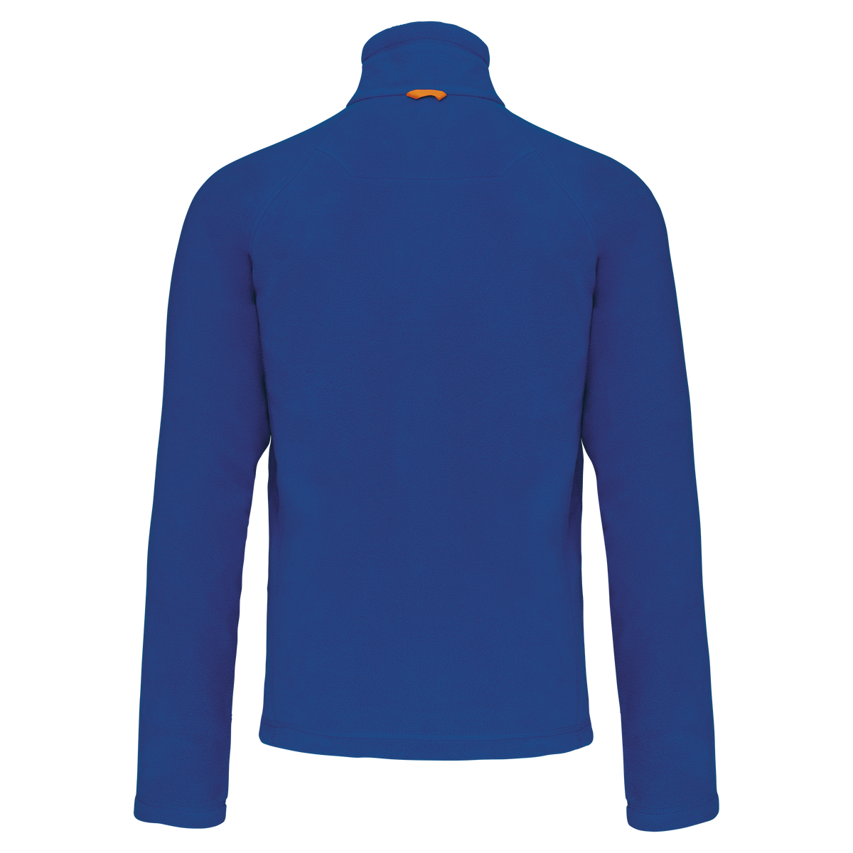 K917 - Chaqueta micropolar con cremallera y mangas raglán hombre - Royal Blue - trasera