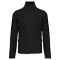 K917 - Chaqueta micropolar con cremallera y mangas raglán hombre - Black - frontal