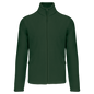 K917 - Chaqueta micropolar con cremallera y mangas raglán hombre - Forest Green - frontal