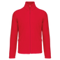 K917 - Chaqueta micropolar con cremallera y mangas raglán hombre - Red - frontal