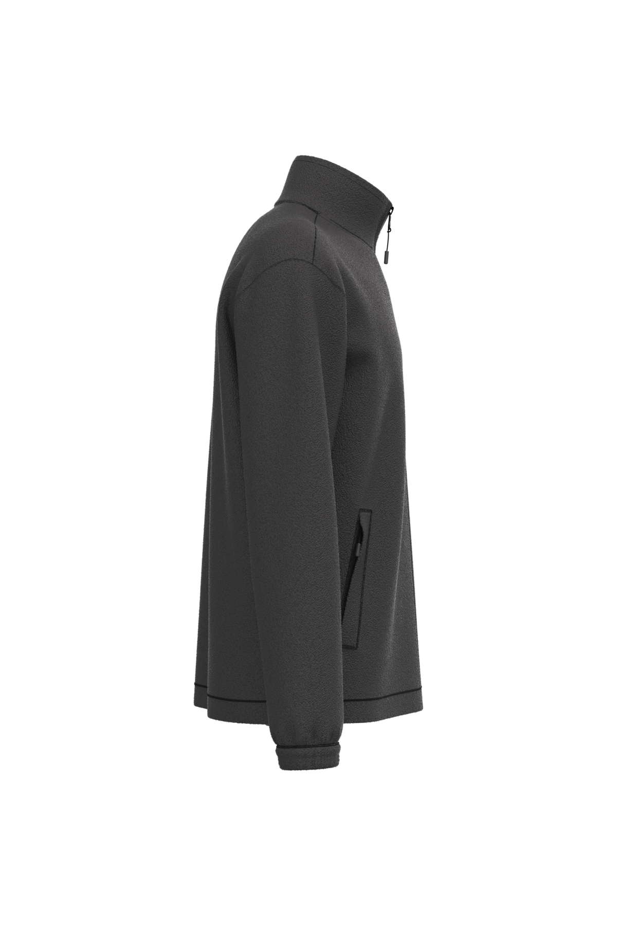 K940 - Chaqueta polar ajustable con puños elásticos - Dark Grey - lateral