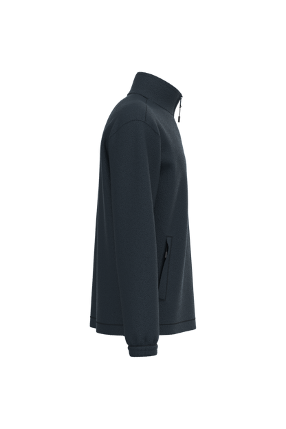 K940 - Chaqueta polar ajustable con puños elásticos - Navy - lateral