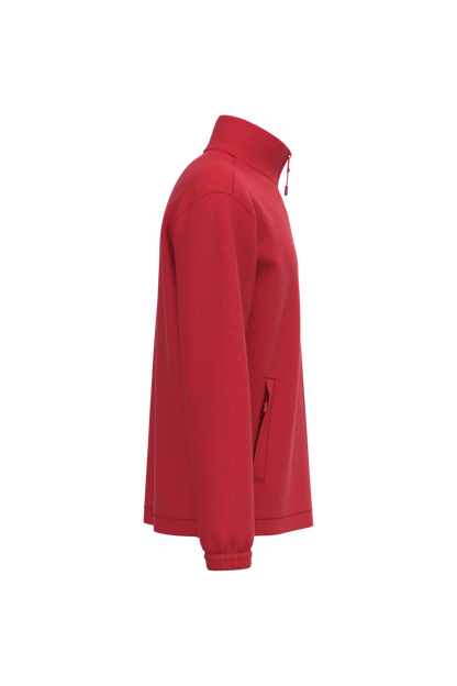 K940 - Chaqueta polar ajustable con puños elásticos - Red - lateral