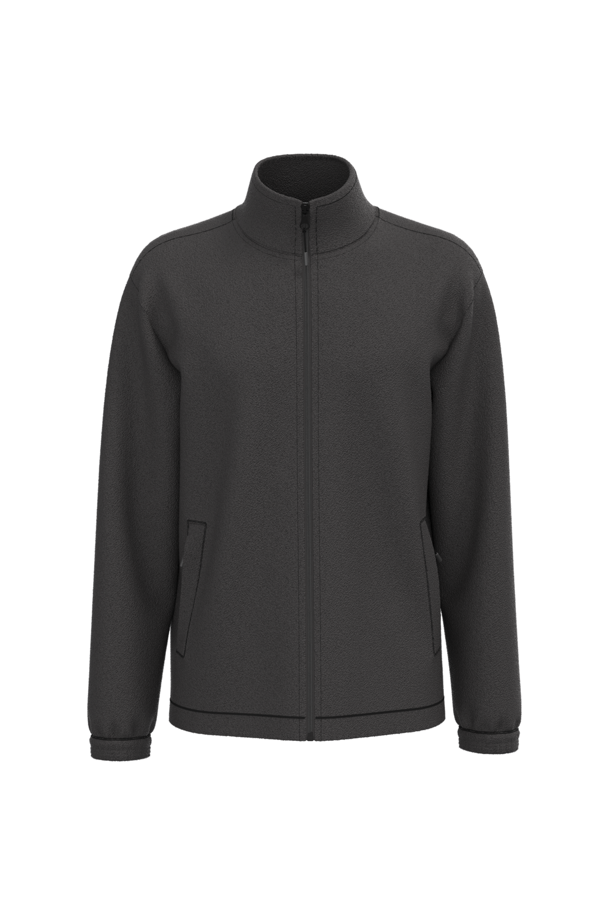K940 - Chaqueta polar ajustable con puños elásticos - Dark Grey - frontal