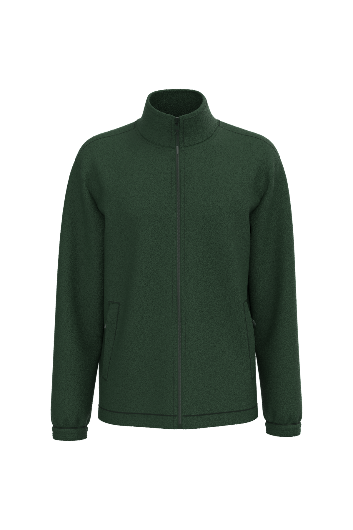 K940 - Chaqueta polar ajustable con puños elásticos - Forest Green - frontal