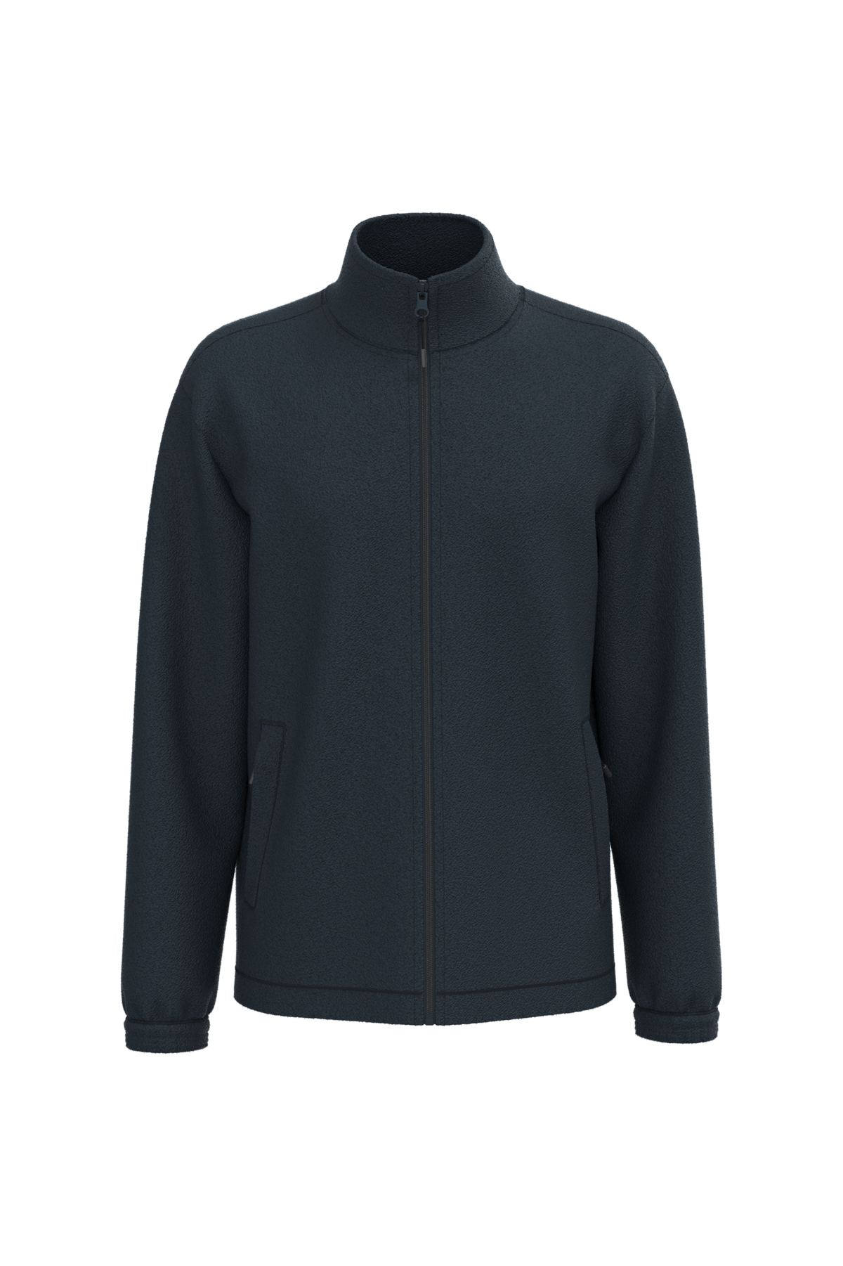K940 - Chaqueta polar ajustable con puños elásticos - Navy - frontal