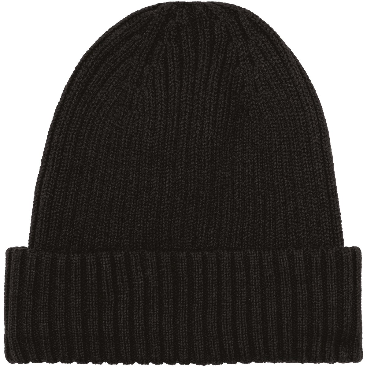 NS014 - Gorro ecorresponsable unisex - Black - frontal