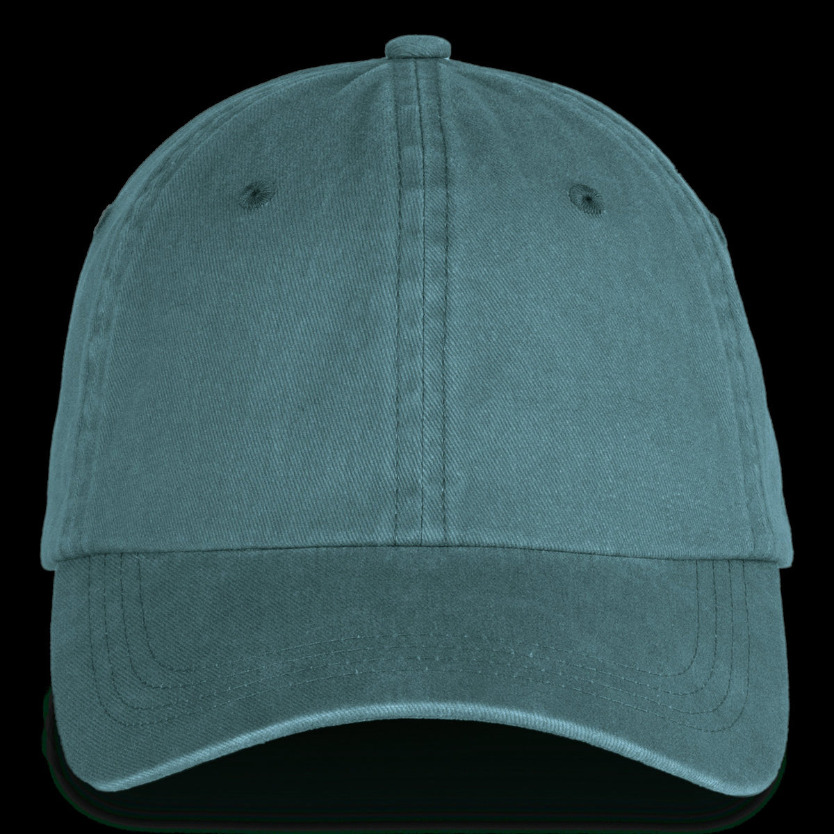 NS040 - Gorra ecorresponsable efecto lavado unisex - Washed Amazon Green - frontal