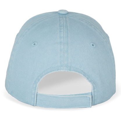 NS040 - Gorra ecorresponsable efecto lavado unisex - Washed Aquamarine - trasera
