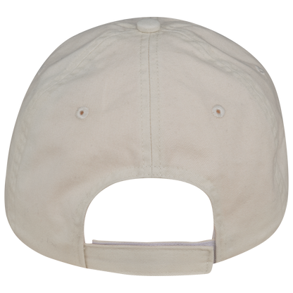 NS040 - Gorra ecorresponsable efecto lavado unisex - Washed Ivory - trasera