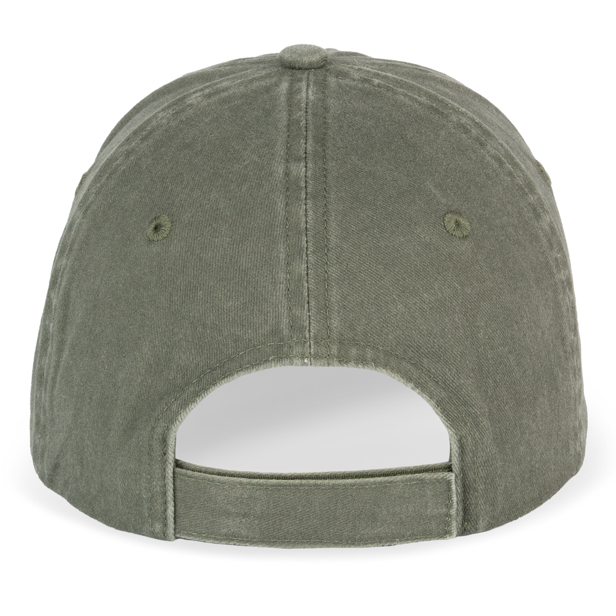 NS040 - Gorra ecorresponsable efecto lavado unisex - Washed Organic Khaki - trasera