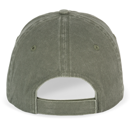 NS040 - Gorra ecorresponsable efecto lavado unisex - Washed Organic Khaki - trasera