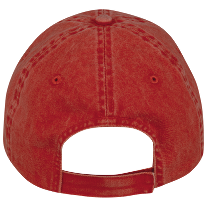 NS040 - Gorra ecorresponsable efecto lavado unisex - Washed Paprika - trasera